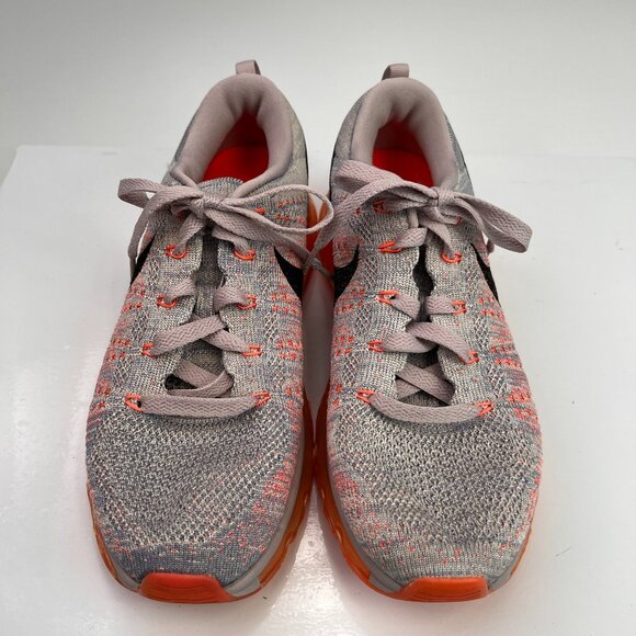 Nike Women Shoe 8 FlyKnit Air Max Athletic Low Top Lace Up Sneaker Run Hype Core - Picture 1 of 11